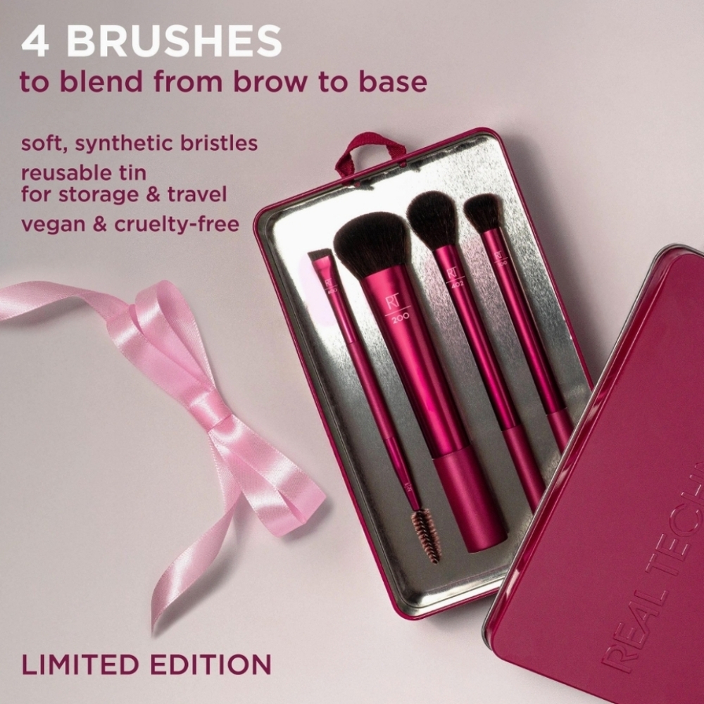 *NEW* Real Techniques Limited Edition Blend, Set, + Stash Makeup Brushes - Picture 2 of 6